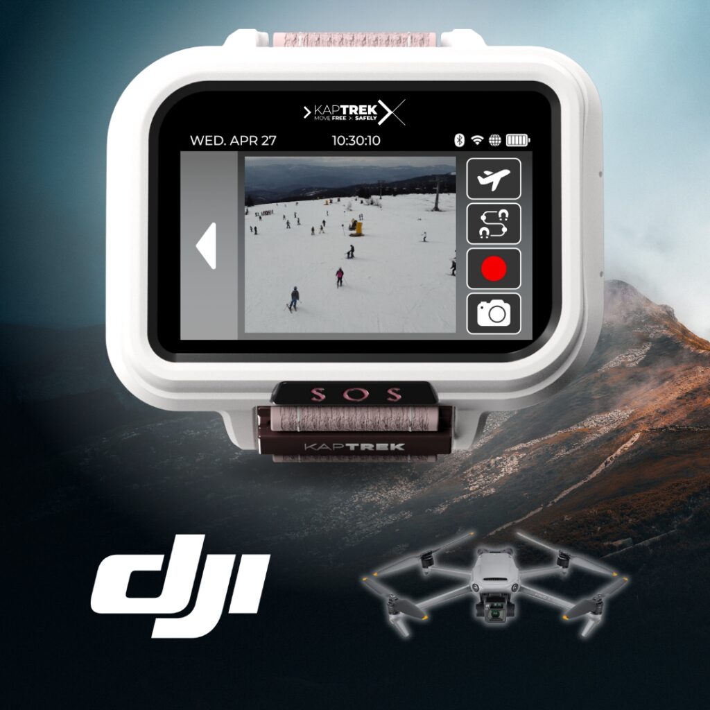 Drone DJI avec Kaptrek