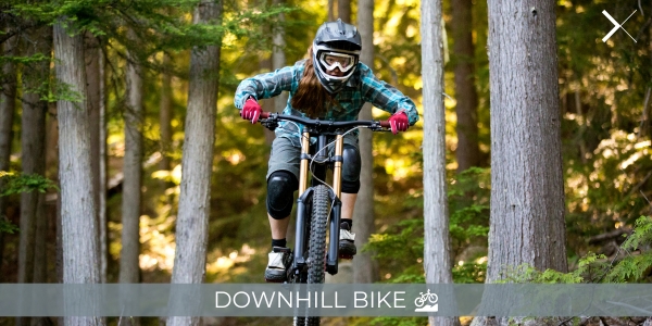 Downhill bike with Kaptrek