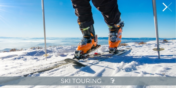Ski touring with Kaptrek