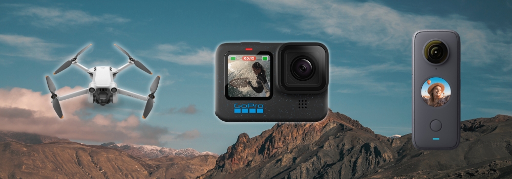 Produit connecté sport : Actions cams et drone