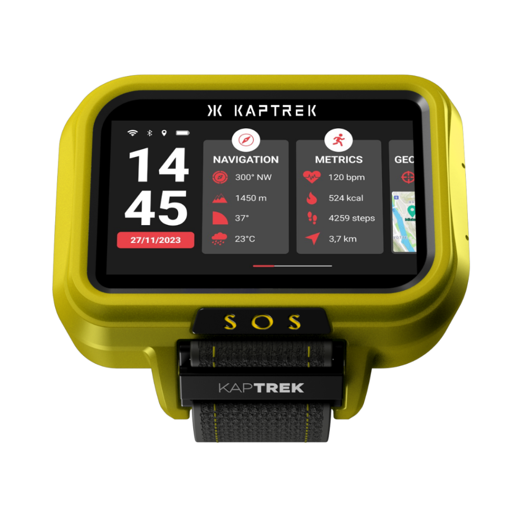 Kaptrek Pro Pilot Smartwatch pour professionnels Smartwatch for professionals