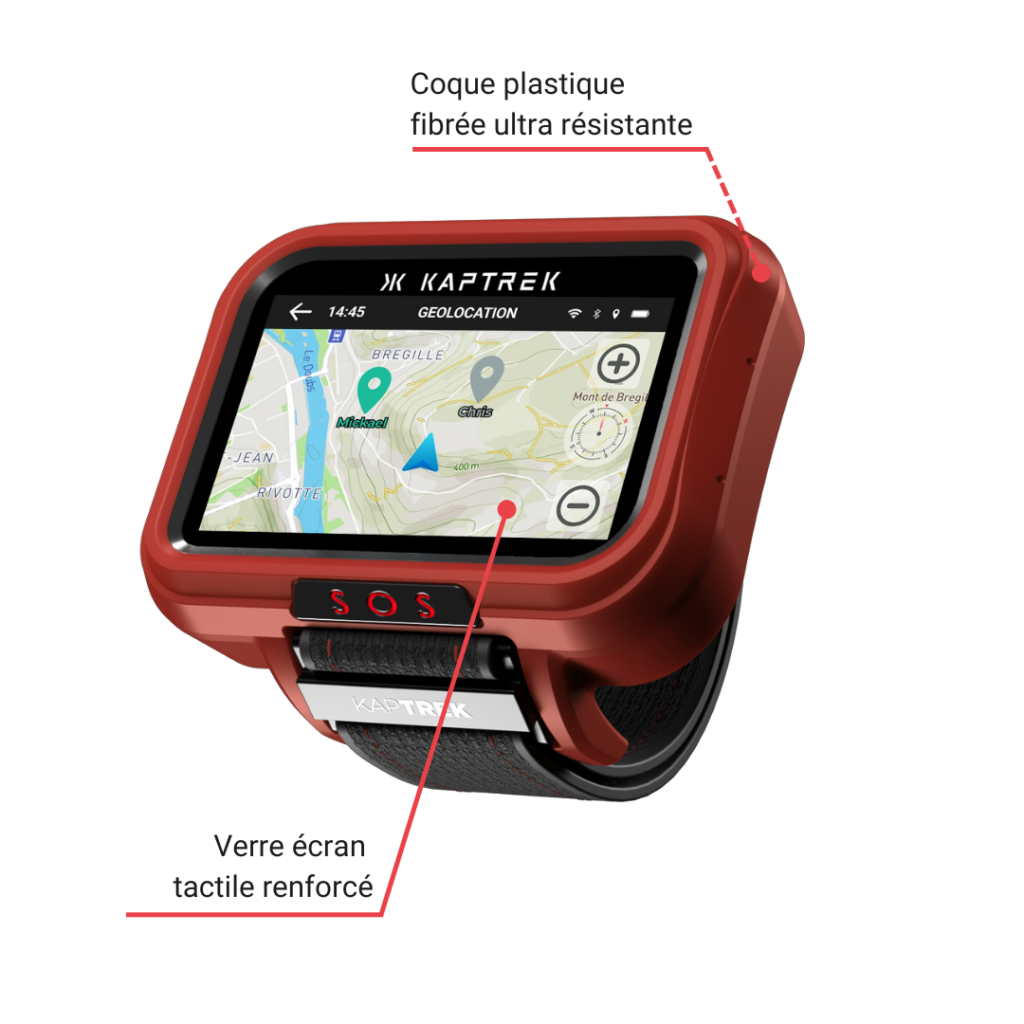 Kaptrek Pro Pilot Emergency Smartwatch Smartwatch Urgences