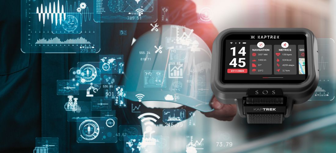 Smartwatch in industries for professionals KAPTREK PRO PILOT