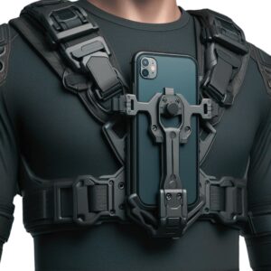 Smartphone sur le torse - Smartphone on chest Kaptrek Pro Pilot