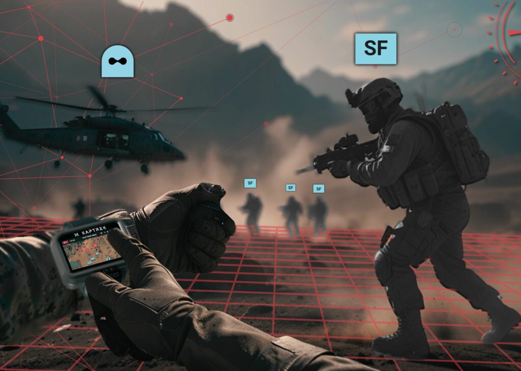 Système de commandement et de contrôle sur KAPTREK Command and control system on KAPTREK